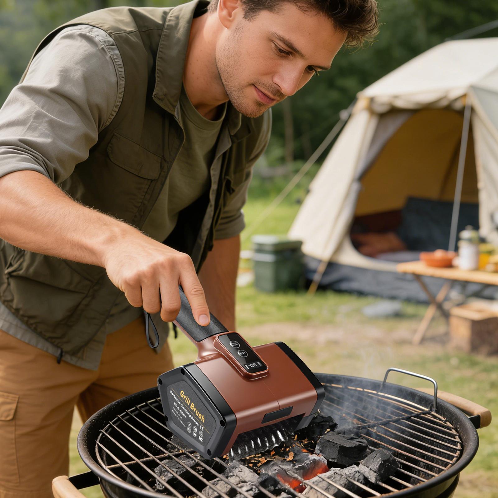 Automatic Grill Cleaner 3000mA – обзор и цена Camping Cooking Grate