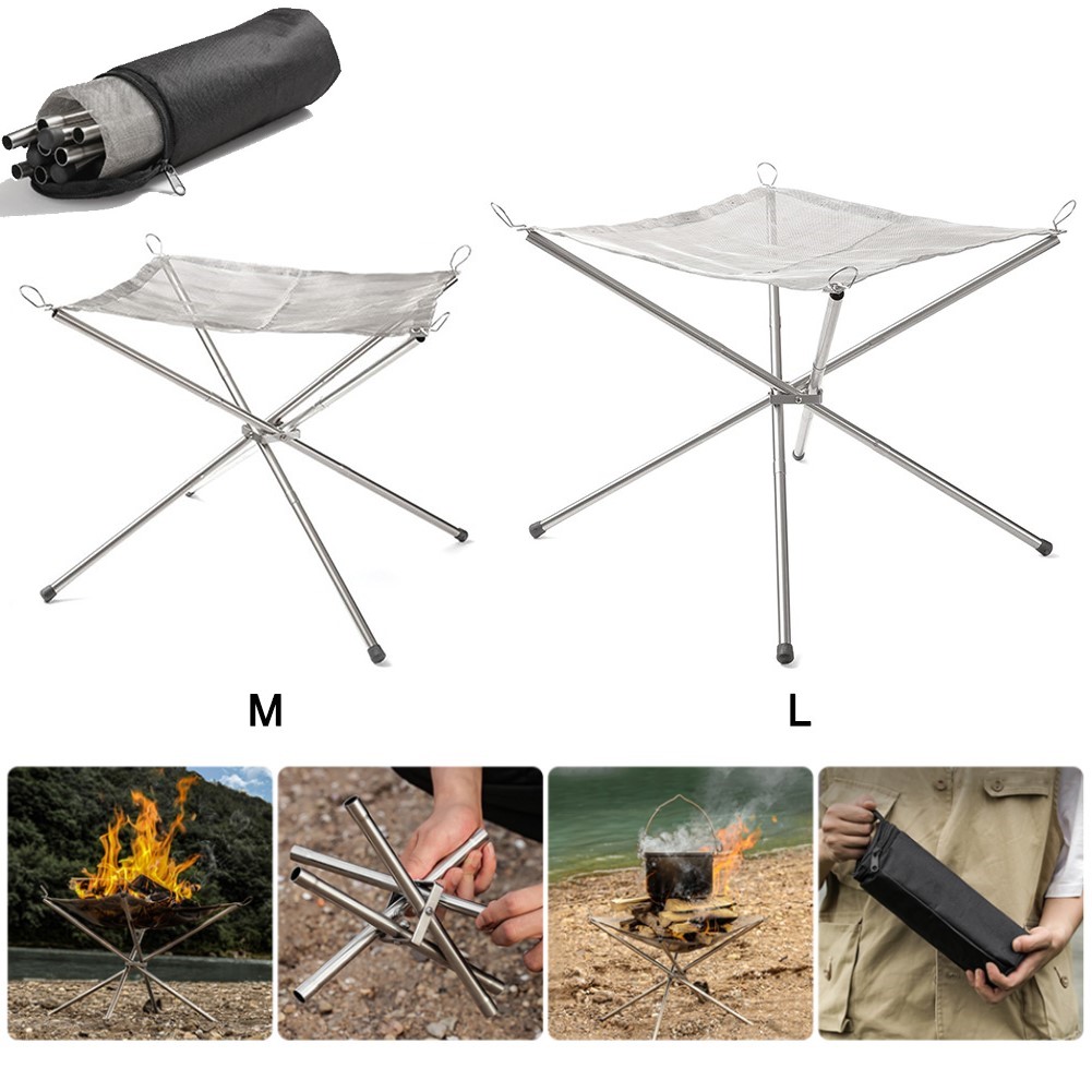 Portable Camping Fire Pit Gril – обзор и цена Camping Cooking Grate