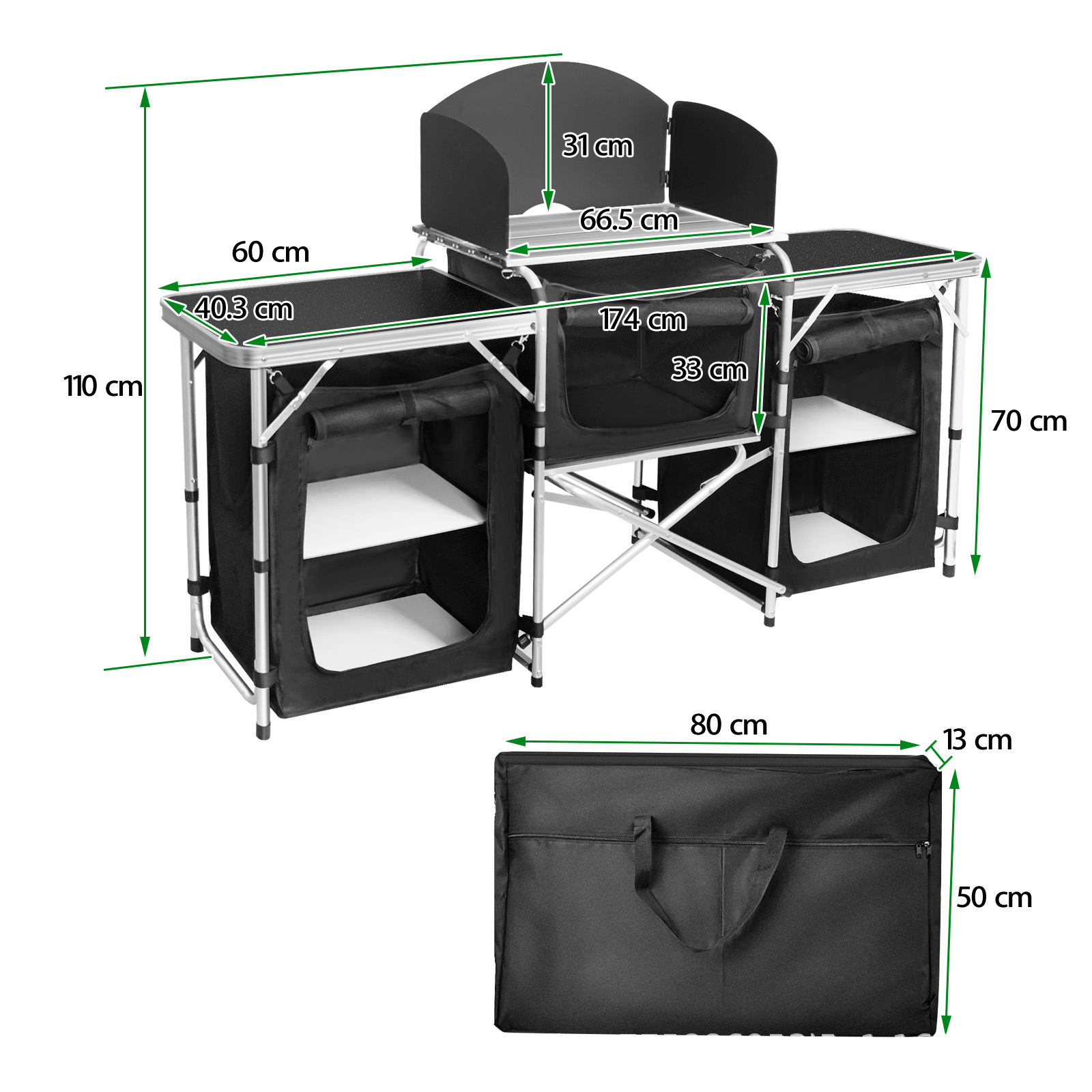 Hot-selling Outdoor Camping Mo – обзор и цена Camping Cooking Table With Storage