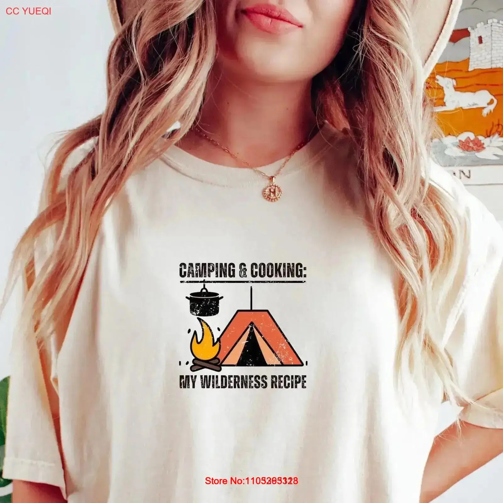 Cooking camping T shirt outdoo – обзор и цена Camping Cooking Gifts