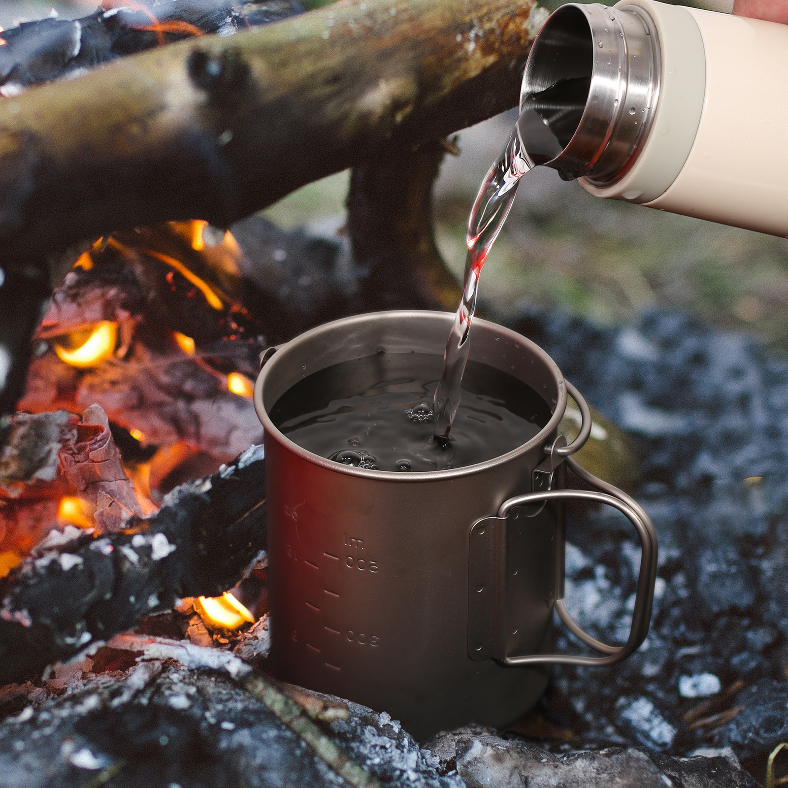 Ultralight 750ml Titanium Pot  – обзор и цена Camping Cooking Pot With Lid