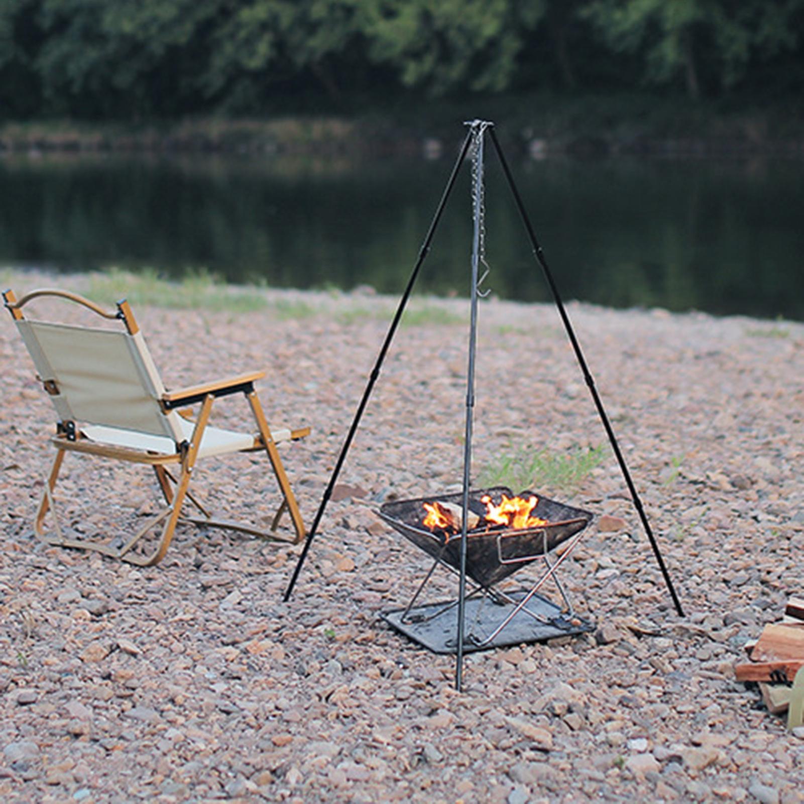 Outdoor Large Bonfire Tripod P – обзор и цена Camping Cooking Pot Large