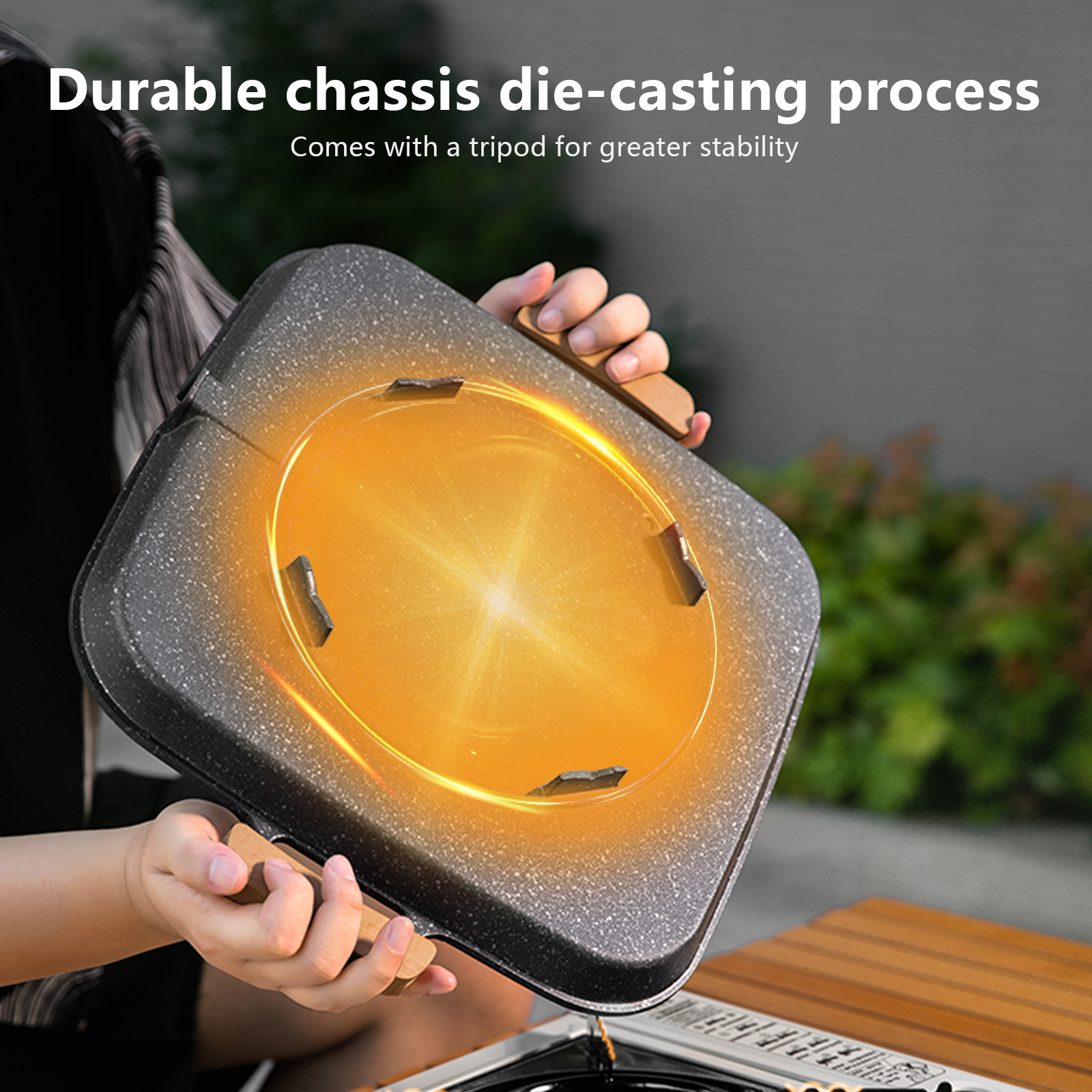 BISINNA Square BBQ Grill Pan N – обзор и цена Camping Cooking Dishes