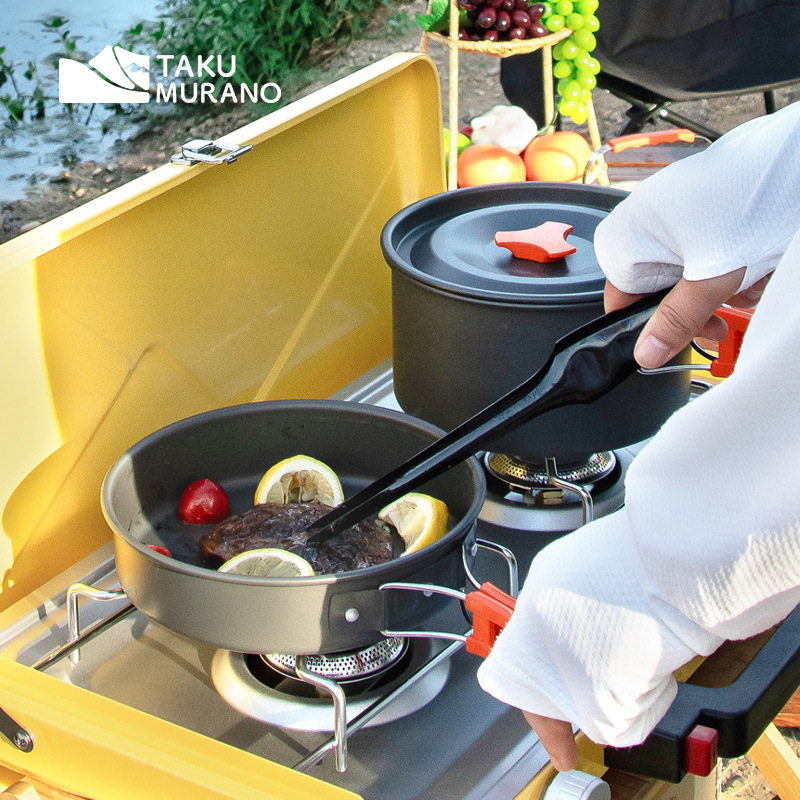 Camping Cookware Set Outdoor C – обзор и цена Camping Cooking Table With Storage
