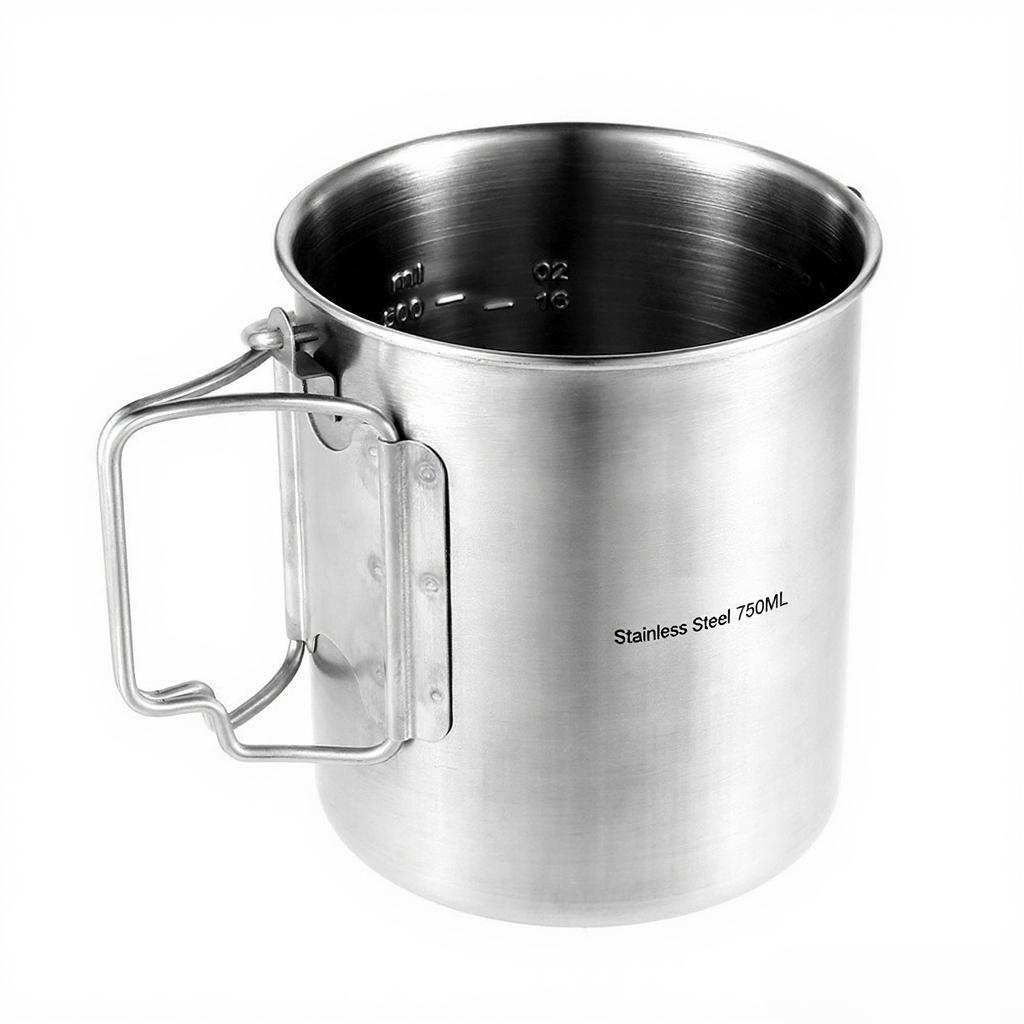 750ml Stainless Steel Pot Port – обзор и цена Camping Cooking Pot With Lid