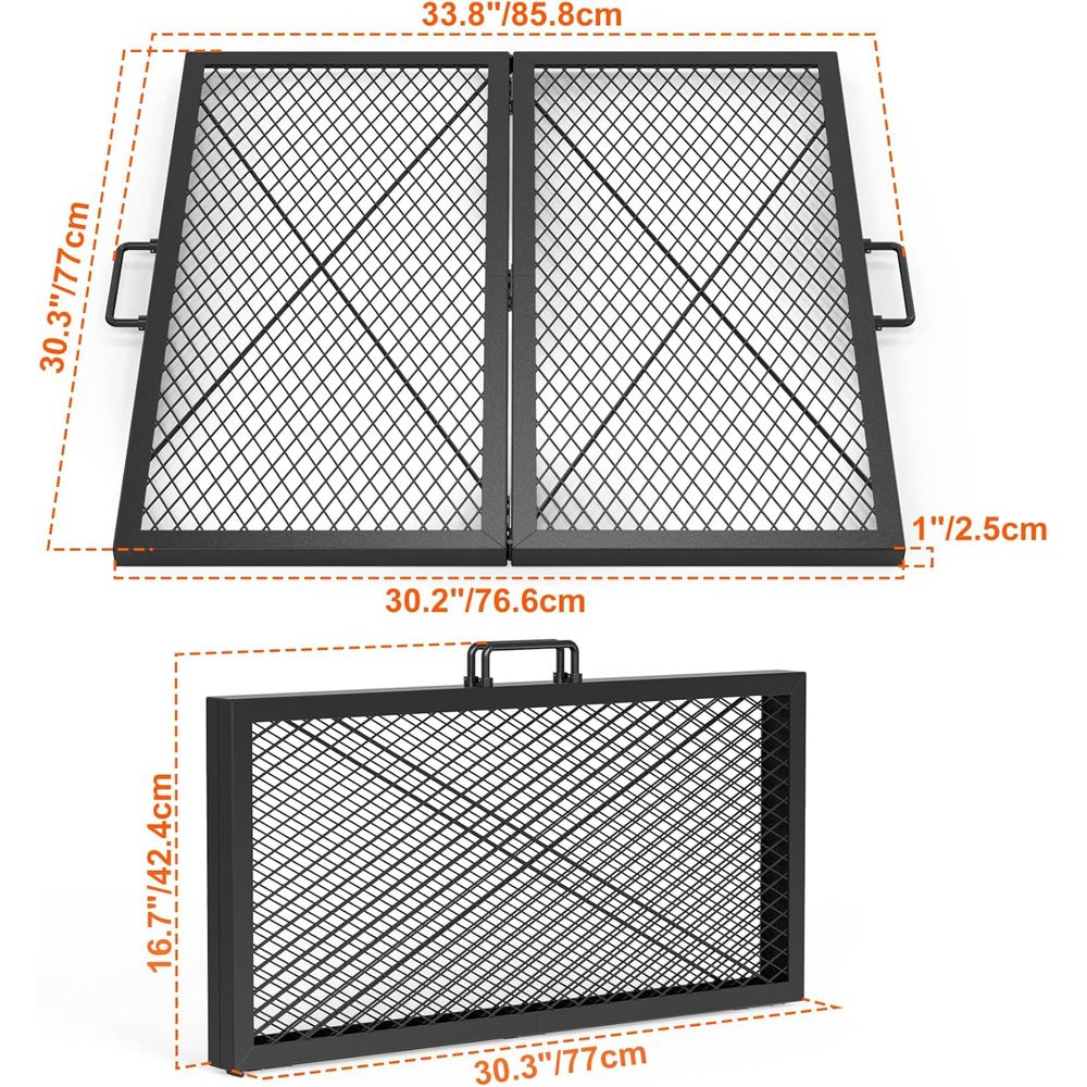 Portable 30-Inch Square Campin – обзор и цена Camping Cooking Grate