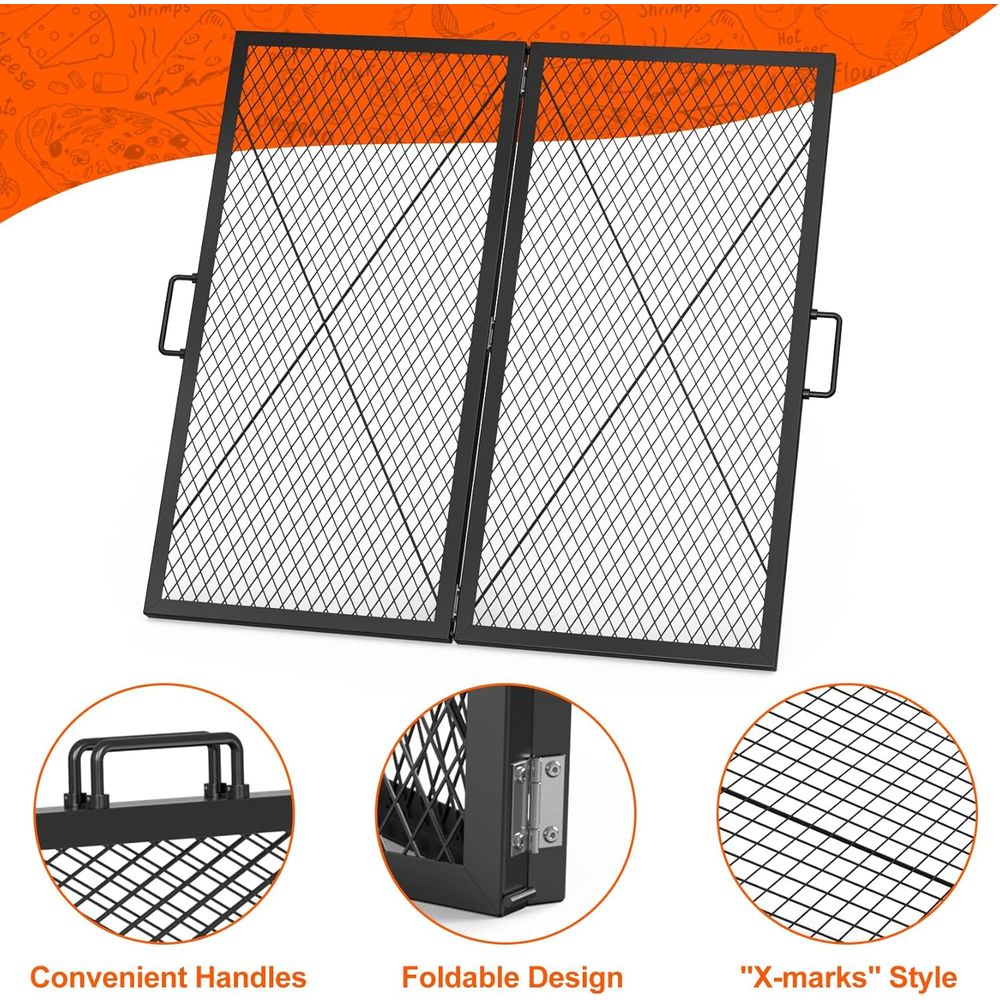 Portable 30-Inch Square Campin – обзор и цена Camping Cooking Grate
