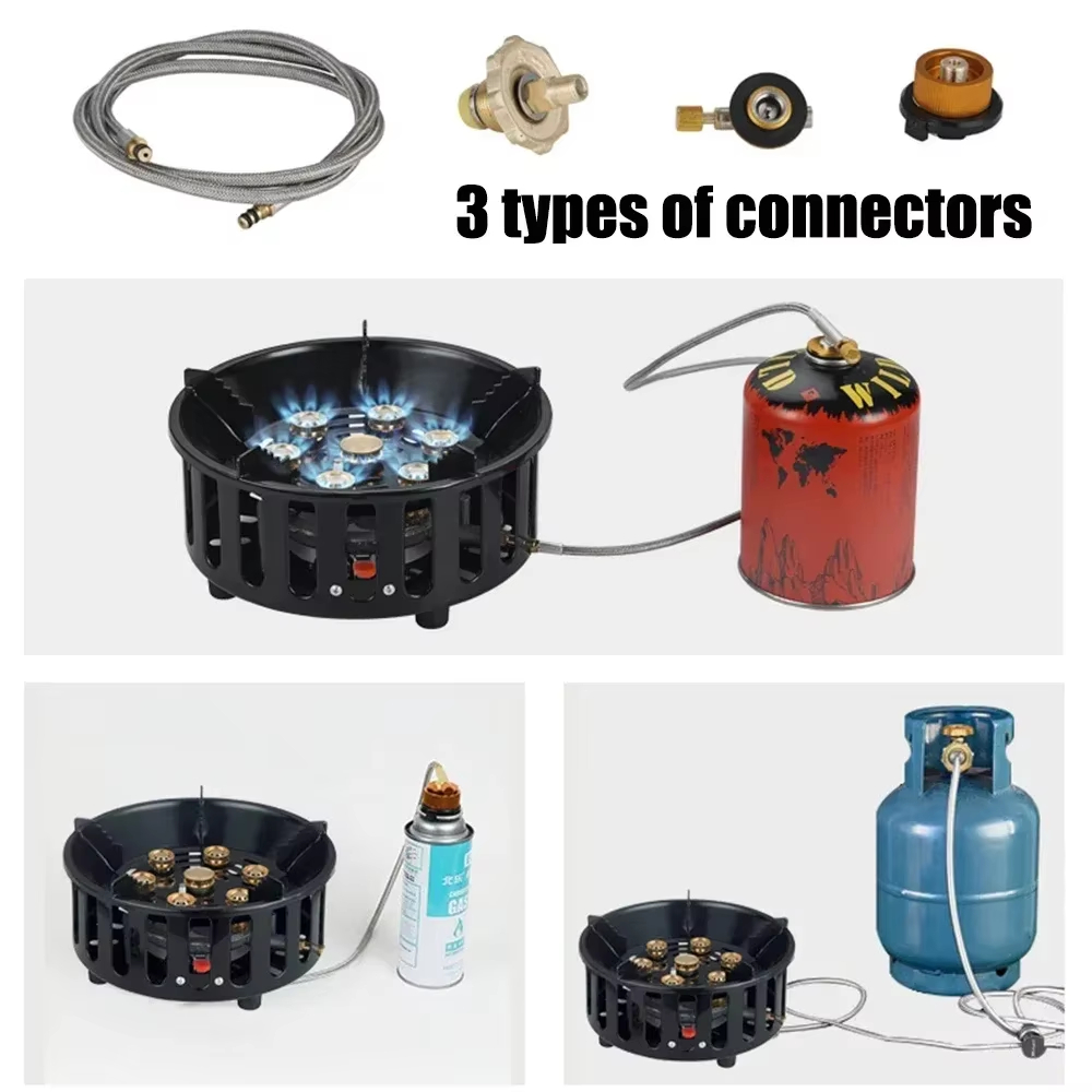 21000W 7-Core Camping Stove Hi – обзор и цена Camping Cooking Fuel