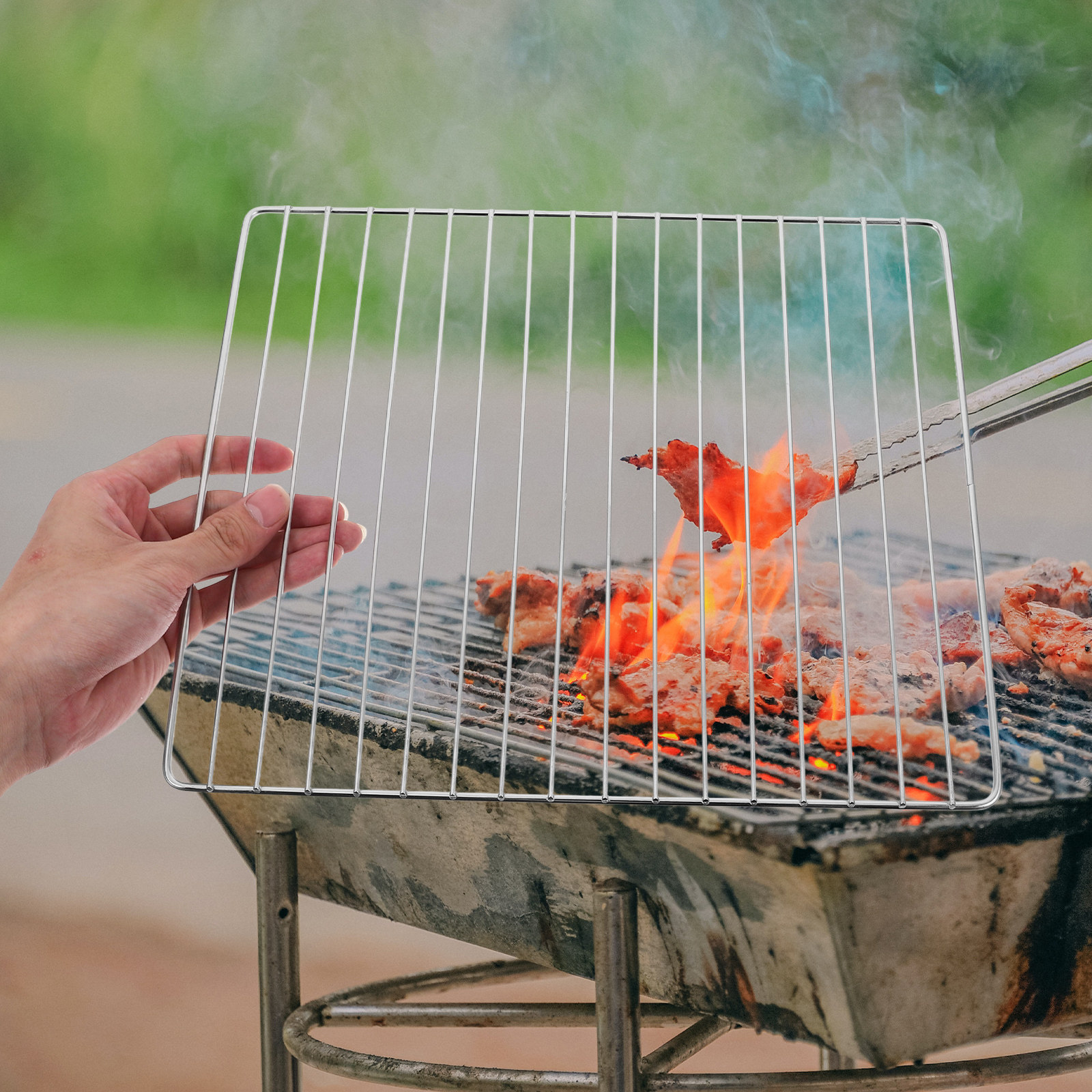 Premium Stainless Steel Bbq Gr – обзор и цена Camping Cooking Grate