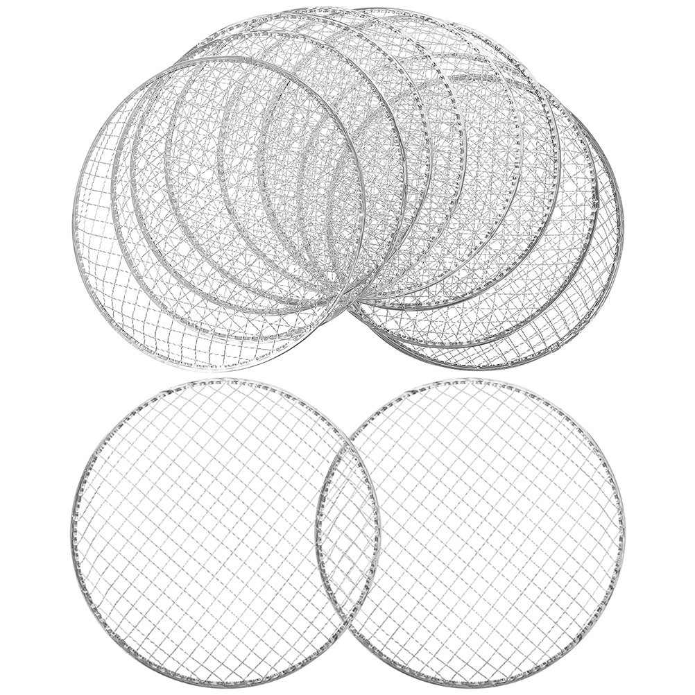 10Pcs Bbq Grill Mesh Round Coo – обзор и цена Camping Cooking Grate