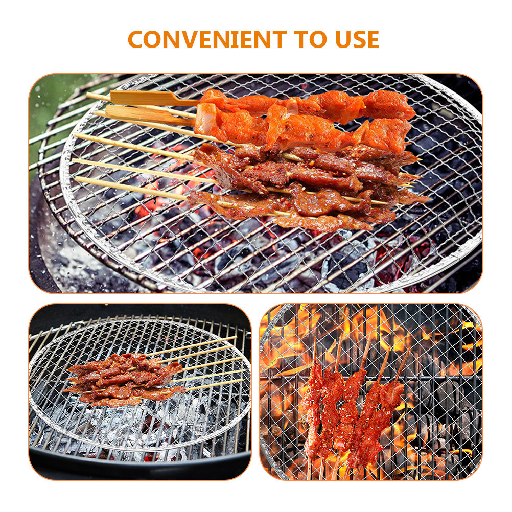 10Pcs Bbq Grill Mesh Round Coo – обзор и цена Camping Cooking Grate