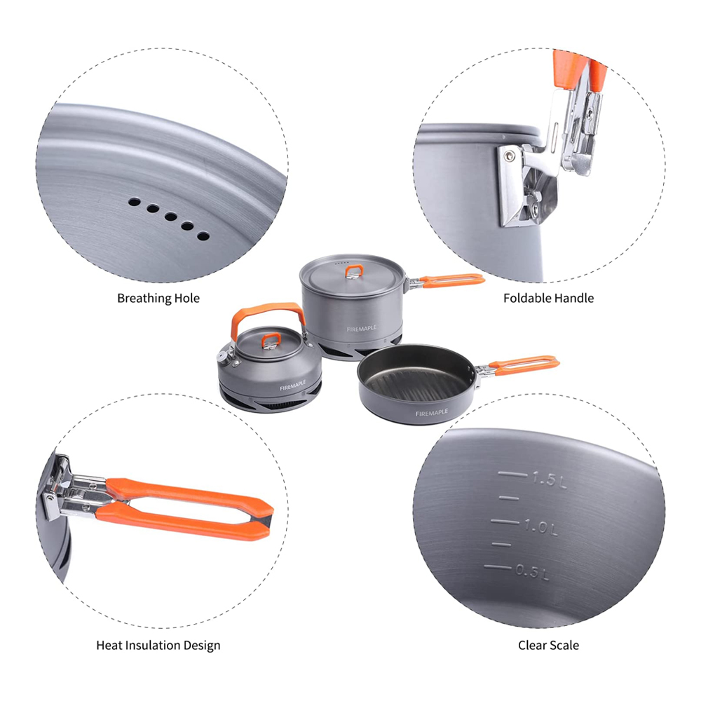 Fire Maple Camping Cookware Ut – обзор и цена Camping Cooking Dishes