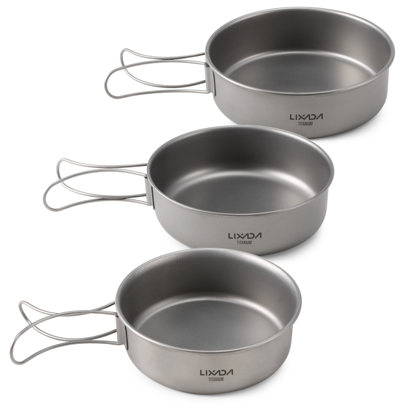 Lixada Titanium Bowls Ultralig – обзор и цена Camping Cooking Dishes