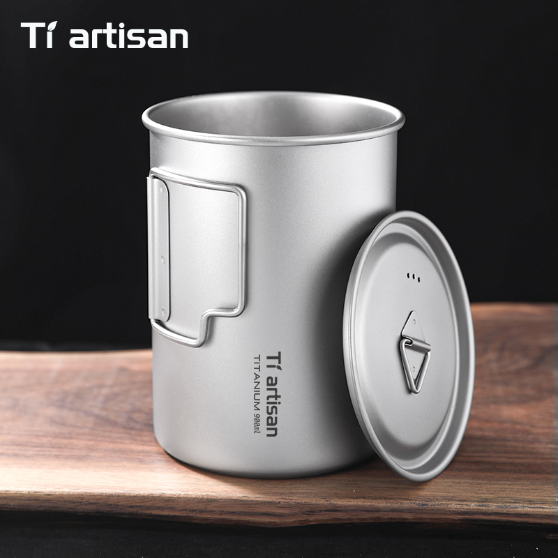 Tiartisan 750ml/ 900ml Titaniu – обзор и цена Camping Cooking Pot Large