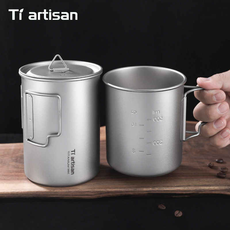 Tiartisan 750ml/ 900ml Titaniu – обзор и цена Camping Cooking Pot Large