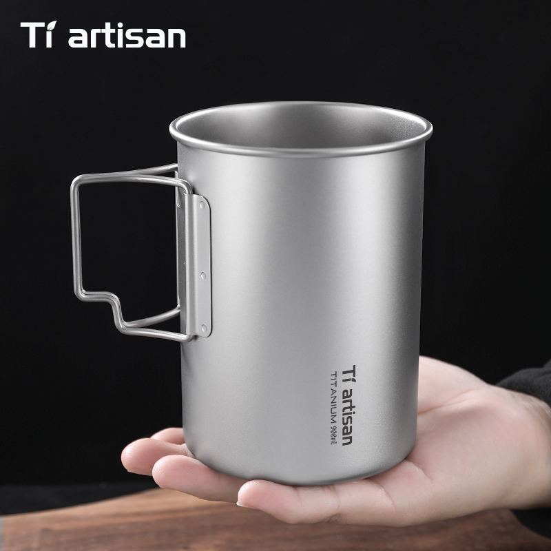 Tiartisan 750ml/ 900ml Titaniu – обзор и цена Camping Cooking Pot Large