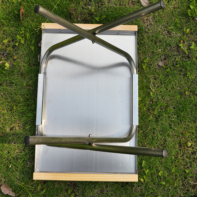 Outdoor Portable Stainless Ste – обзор и цена Camping Cooking Table With Storage