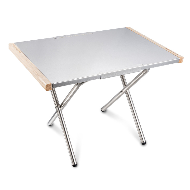 Outdoor Portable Stainless Ste – обзор и цена Camping Cooking Table With Storage