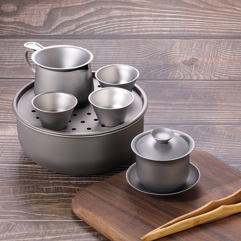 Pure Titanium Tea Set, Portabl – обзор и цена Camping Cooking Table With Storage