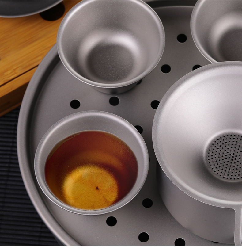 Pure Titanium Tea Set, Portabl – обзор и цена Camping Cooking Table With Storage