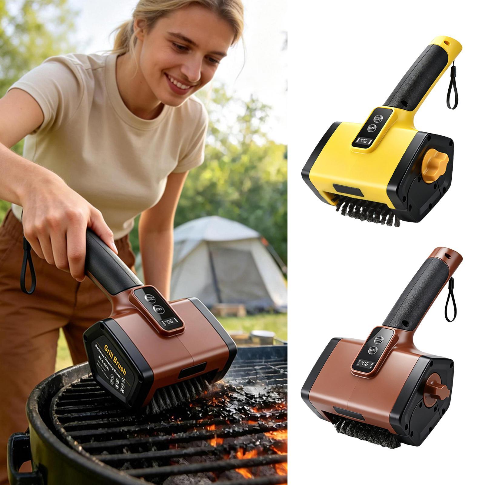 Electric Grill Brush 2 Powerfu – обзор и цена Camping Cooking Grate