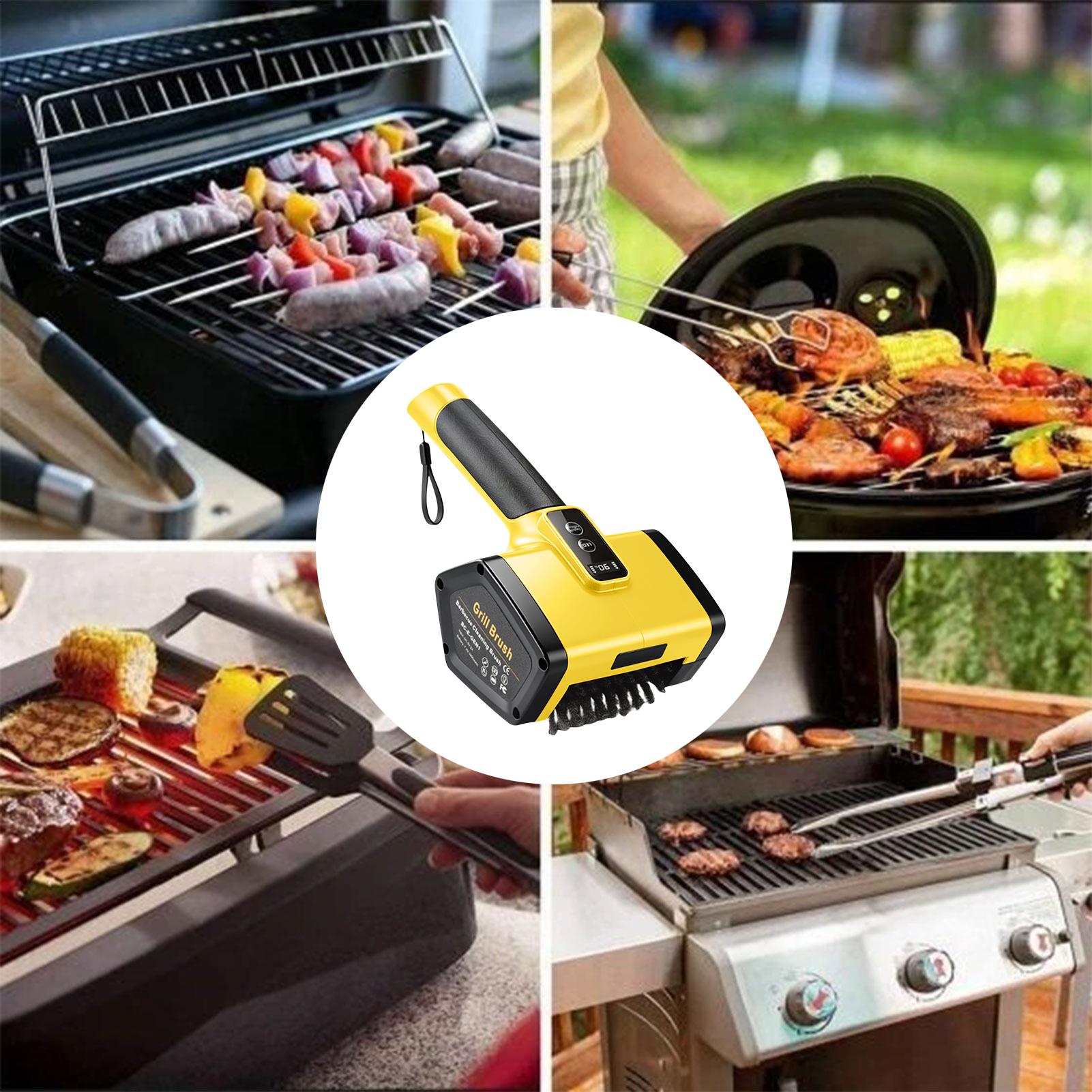 Electric Grill Brush 2 Powerfu – обзор и цена Camping Cooking Grate