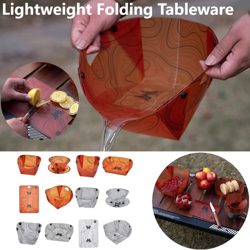 Foldable Camping Tableware Por – обзор и цена Camping Cooking Dishes