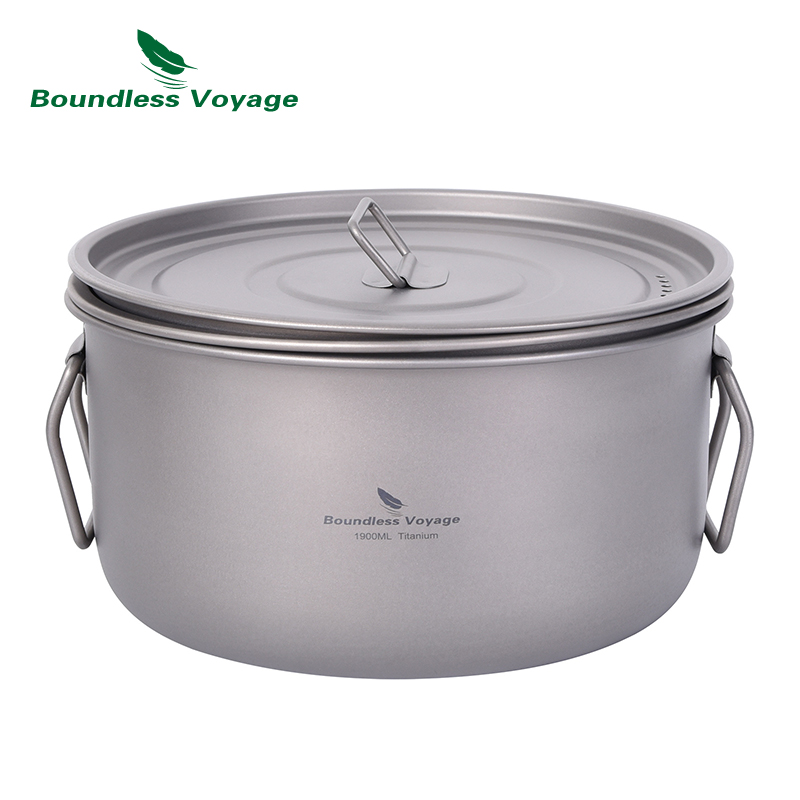 Boundless Voyage Camping Cooki – обзор и цена Camping Cooking Pot With Lid