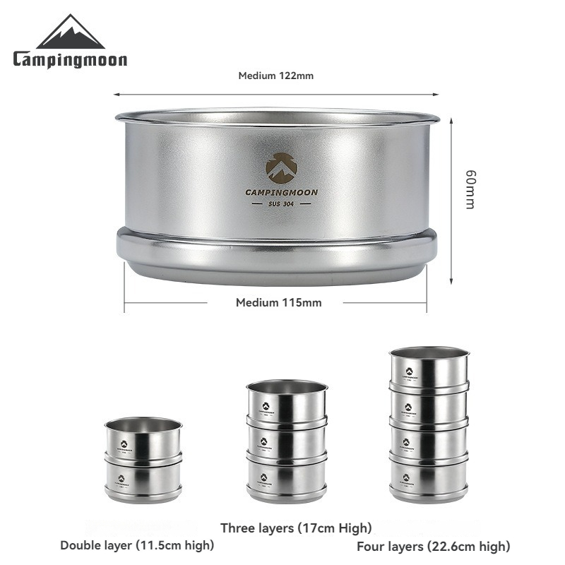 CAMPINGMOON Portatle Outdoor C – обзор и цена Camping Cooking Dishes